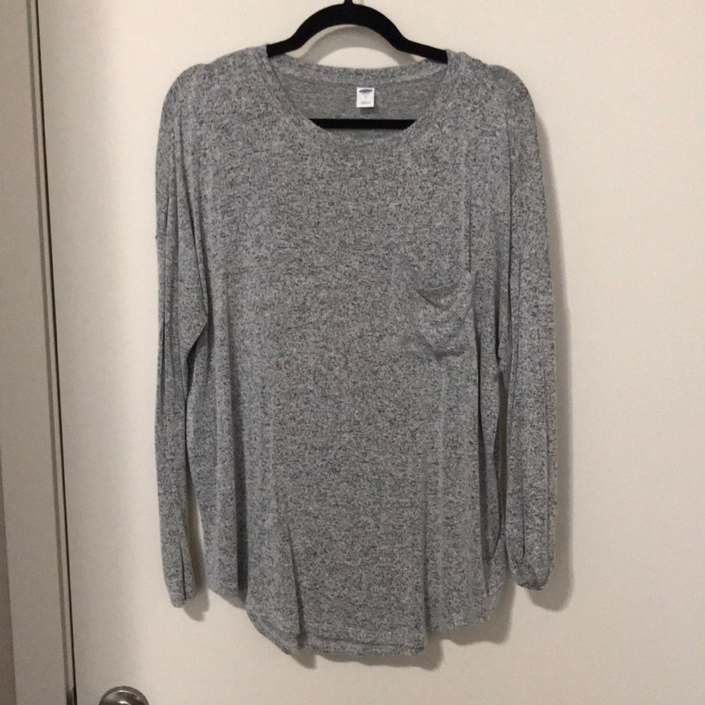 Plush-Knit Pocket Tee